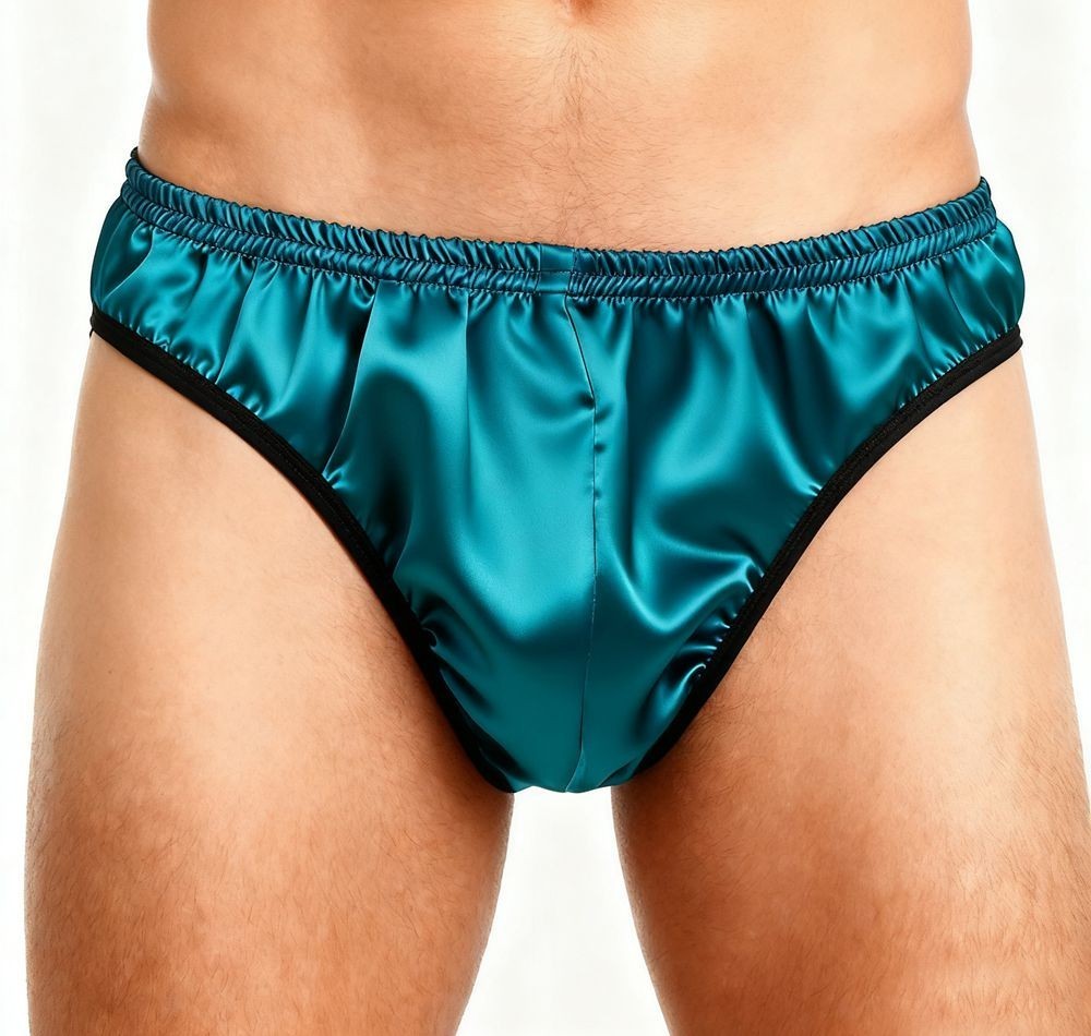3 Pack Men’s 100% Silk Briefs – Comfort Daily Wear Underwear Sizes S-4XL