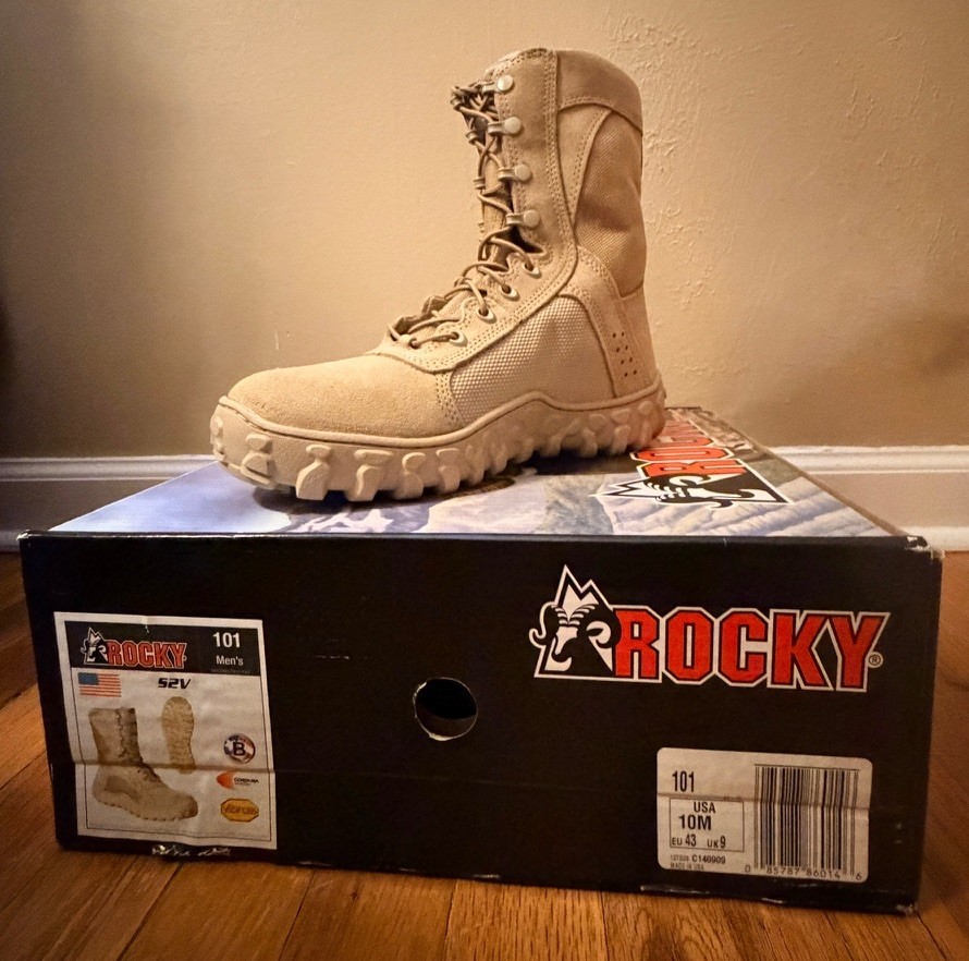 Rocky Men’s S2V Tactical Military Boot Size 10M Coyote Tan “NIB”