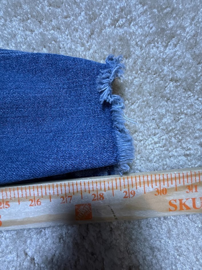 Joe’s Jeans Jeans Womens 28 Blue High Rise Skinny Ankle Distressed Raw Hem Rips