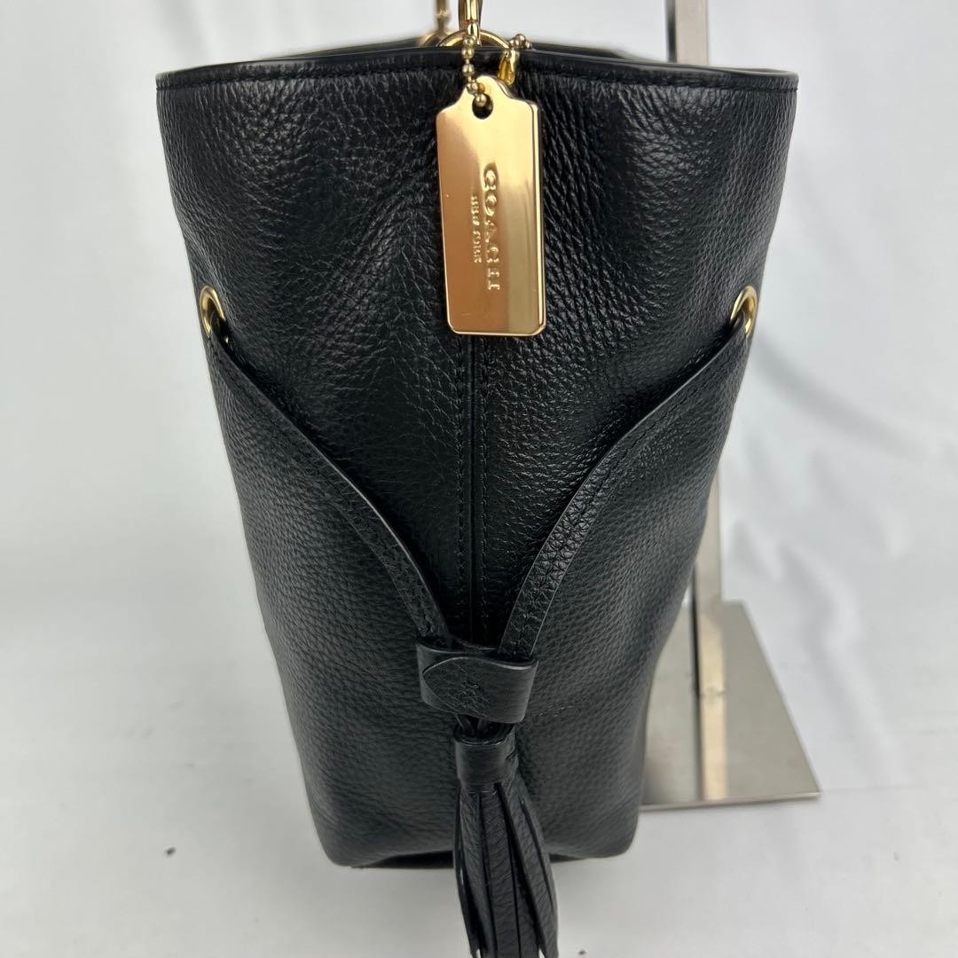 Excellent Condition Coach Andy Tote 2way Mini 2way Tote Bag Embossed from Japan