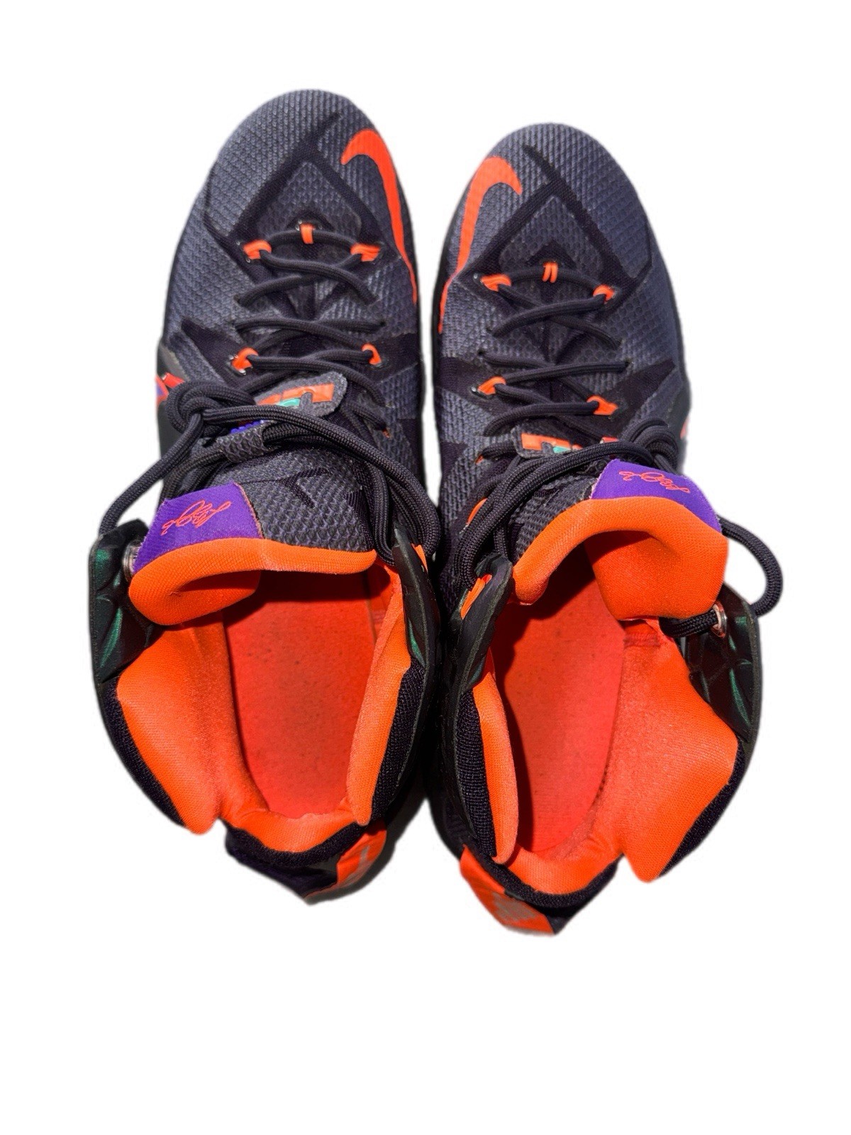 Nike LeBron 12 Instinct 684593-583 Hyper Grape-Hyper Crimson-Hyper Turquoise