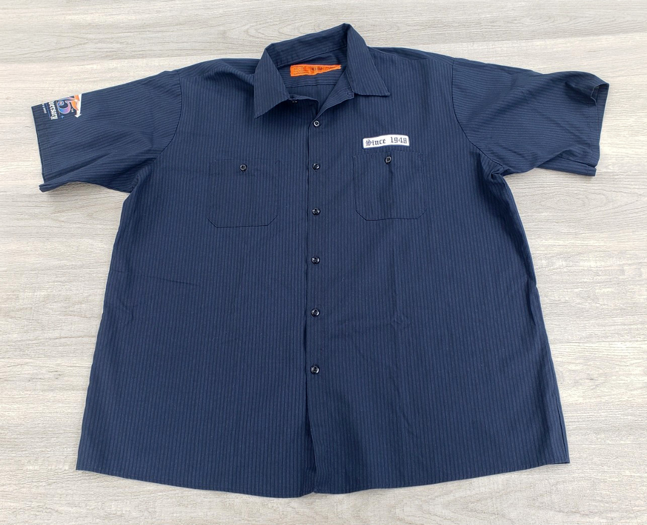 In-N-Out Burger 75th Anniversary Work Shirt 2023 Men’s 2XL Navy Button Front