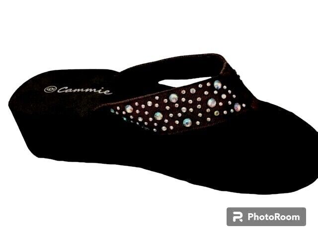 NEW Q9-JEWELS SOFT MEMORY FOAM FOOT BED COMFORT SANDAL ALL DAY COMFORT