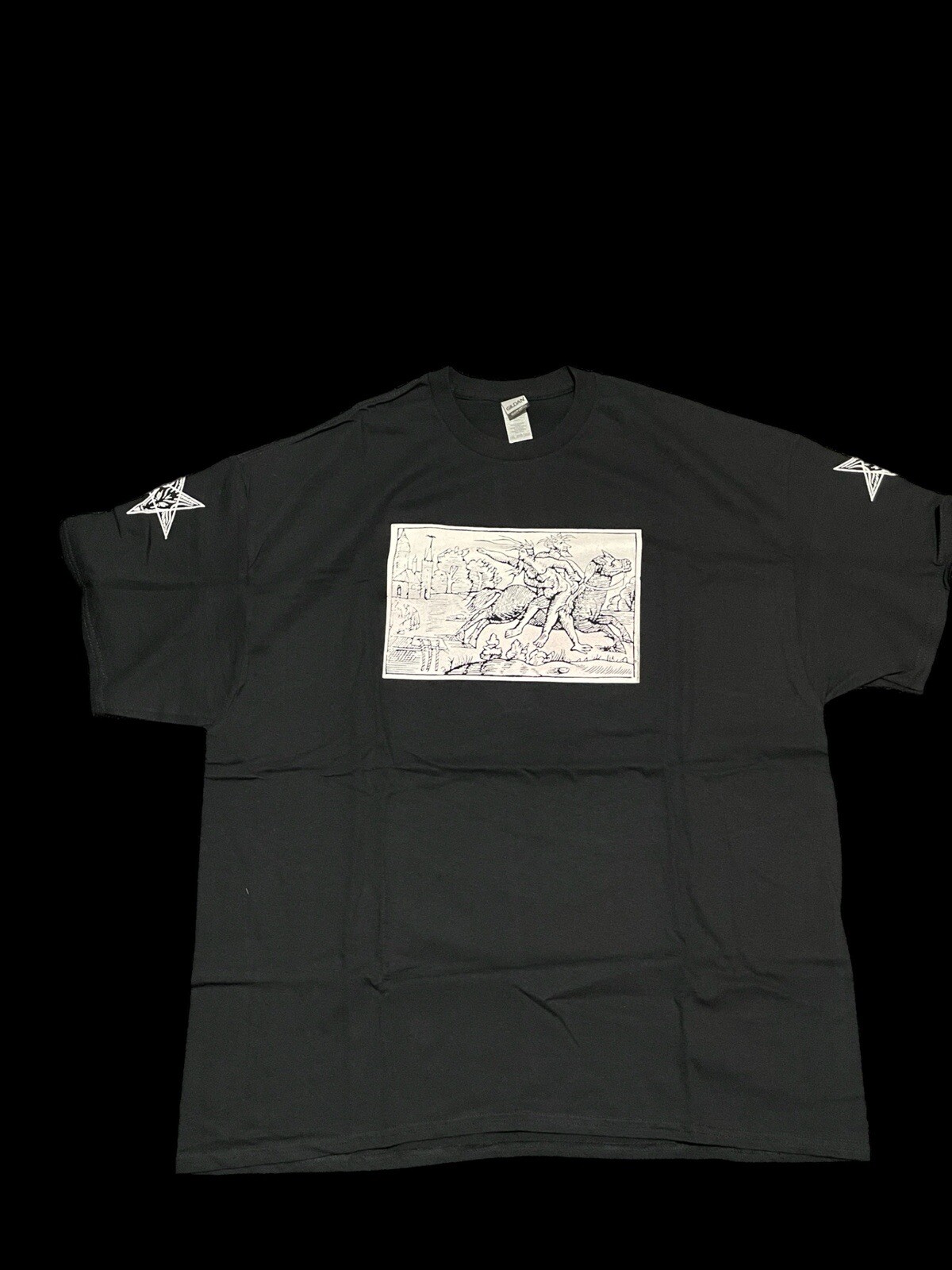 Witch T Shirt XXL Size Devils pact Demons Witches sabbath Occult Screen printed