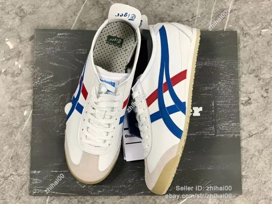 Onitsuka Tiger MEXICO 66 White/blue Sneakers Unisex 1183C102-100 Athletic Shoes