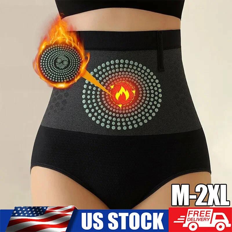 Women’s High Waist Shaping Panties Magnetic Therapy Abdomen Control Waist Traine