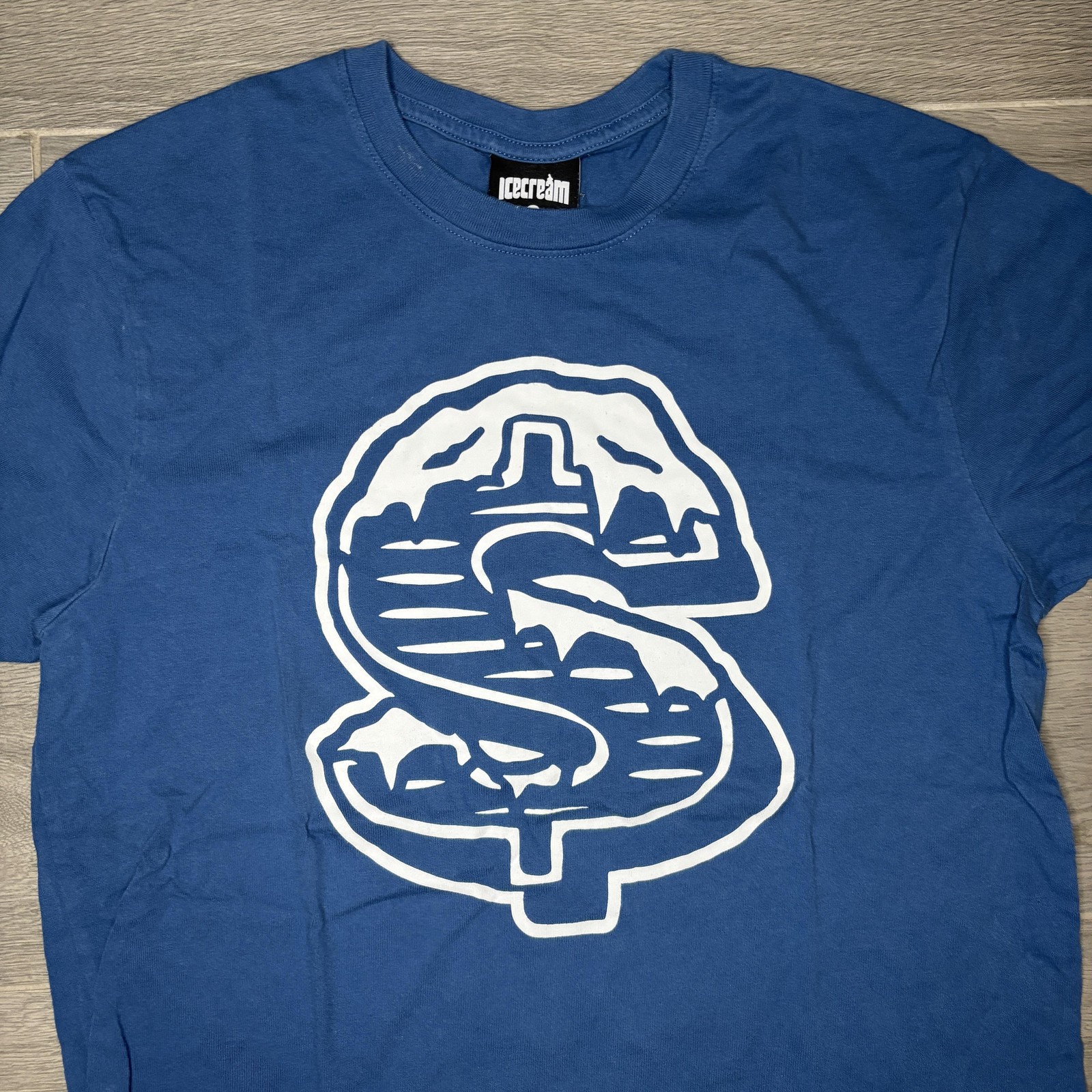 Icecream Shirt Mens Medium Blue Dollar Sign Graphic Streetwear Skate Tee Urban
