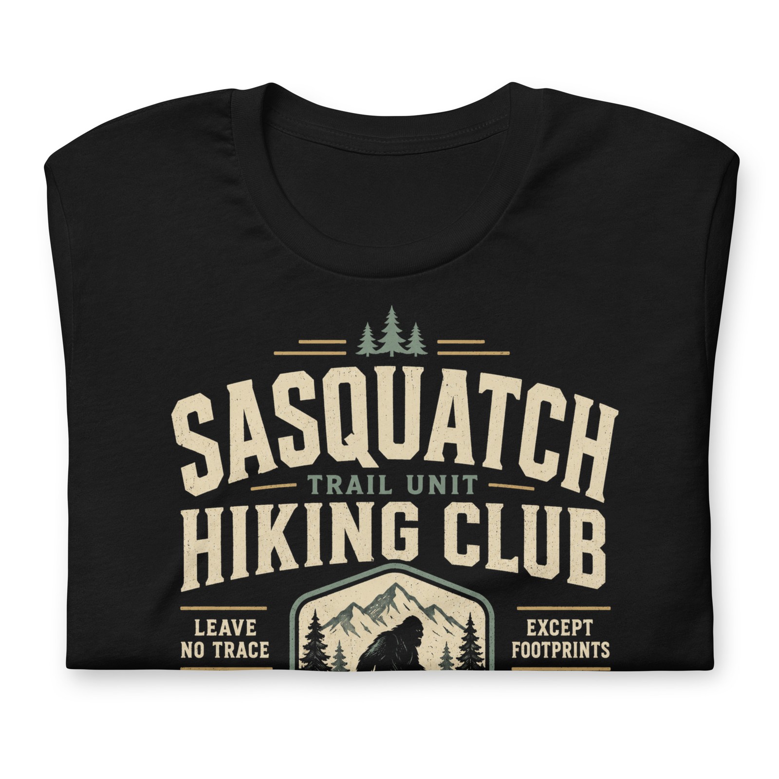 Sasquatch Hiking Club Shirt Bigfoot Cryptid Trail Pacific Northwest Tee XS-5XL