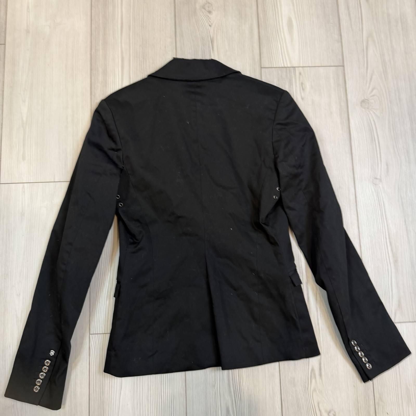 NWT Victorinox Size 4 Geneva Blazer Black One Button Closure