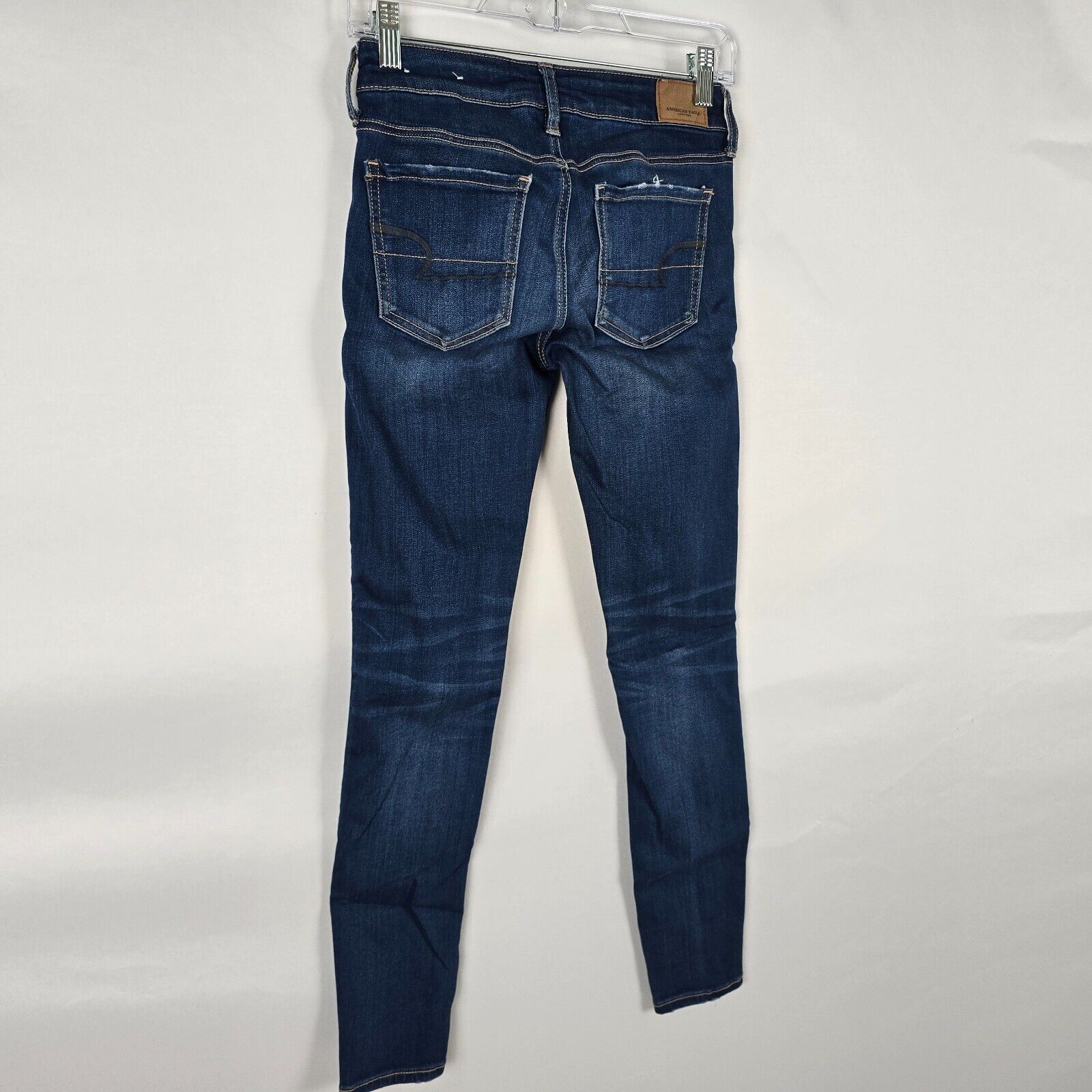 American Eagle Jegging Women’s 2 Regular Blue Dark Wash Super Stretch X