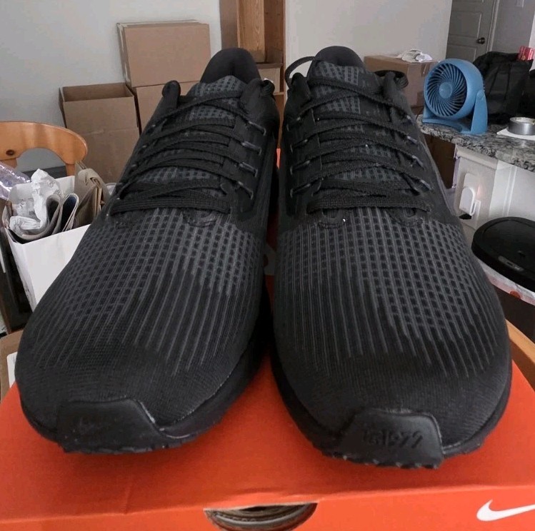 Nike Air Zoom Pegasus 39 Black/Black/Anthracite Sz 13 DH4071-006 NIB