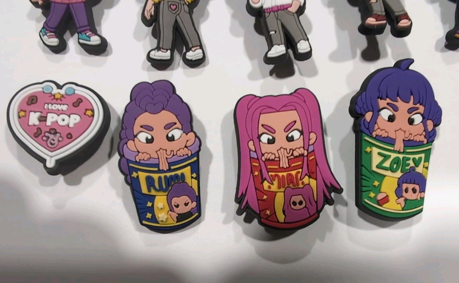 💥 KPop Demon Hunters Shoe Charms all 12 Pieces Included, Saja Boys, Huntrix 💥