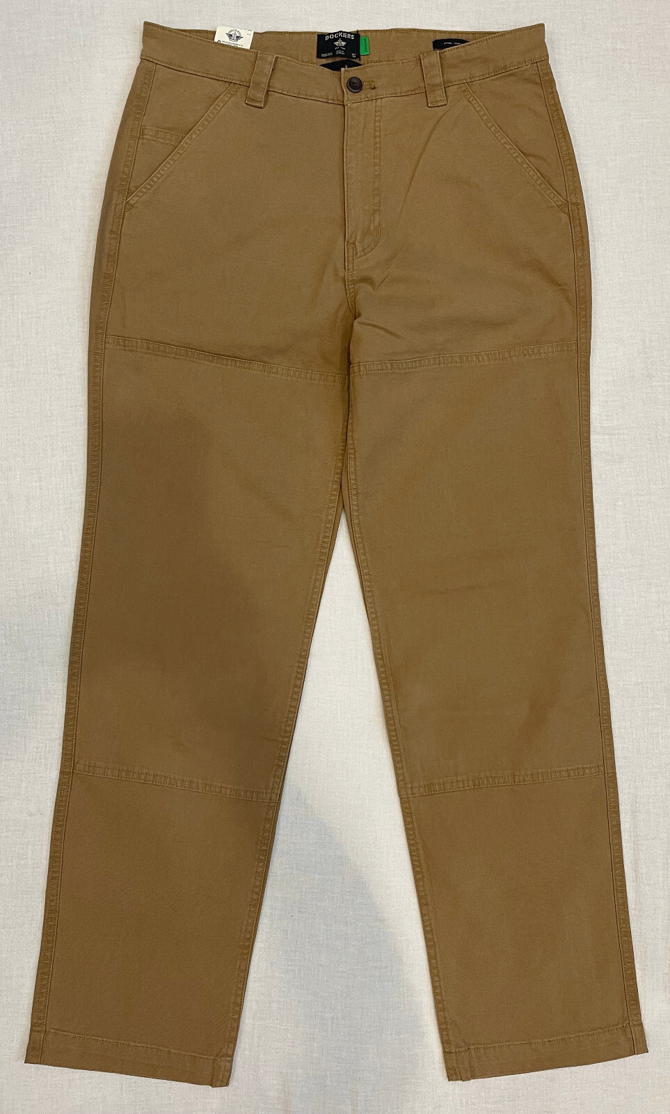 Dockers Mens Utility Pants Straight Fit Stretch Sizes: 33, 34, 36, 38 Brown