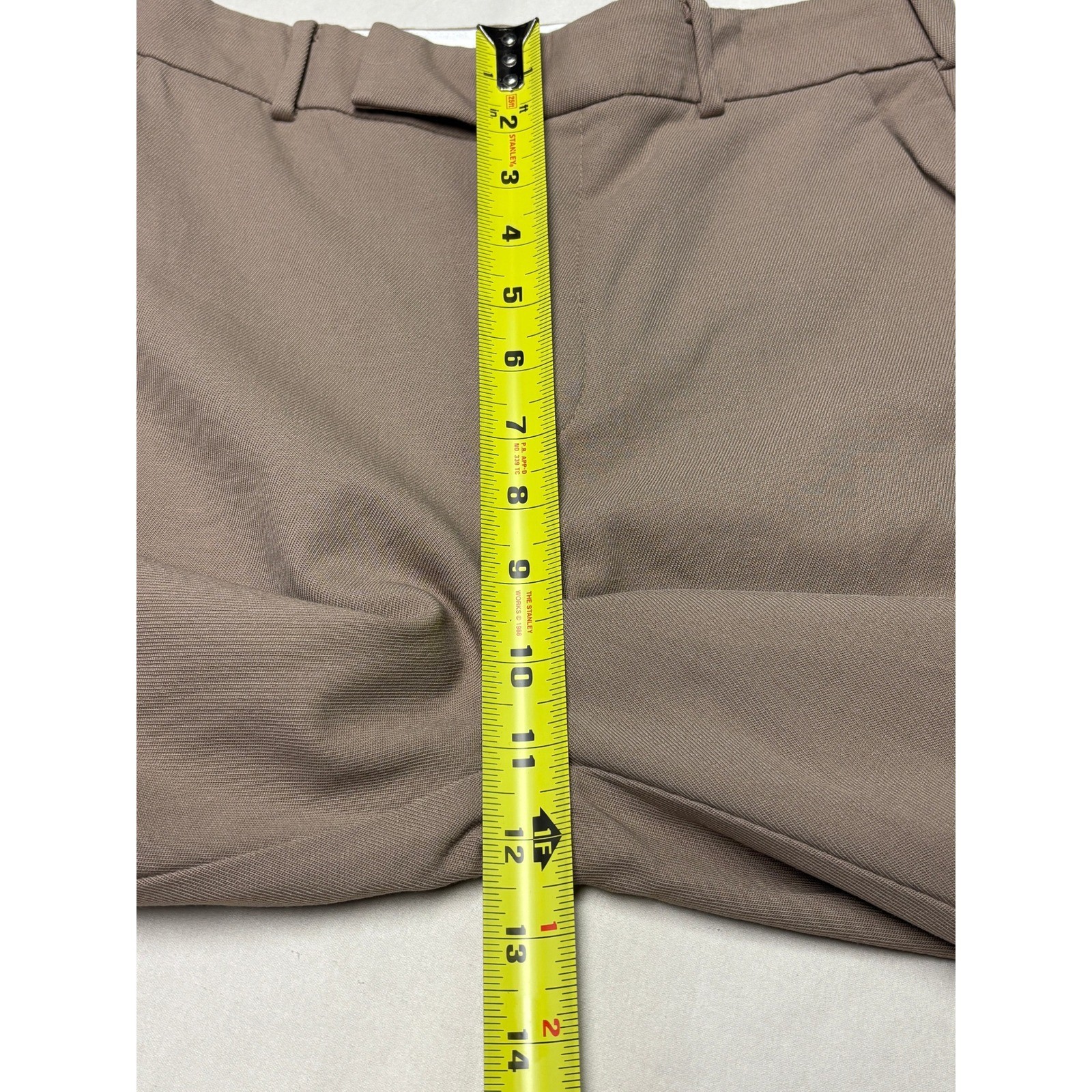 Babaton Atelier Wool Blend Wide Leg Trousers Taupe Womens Size 2 W26 L31 High