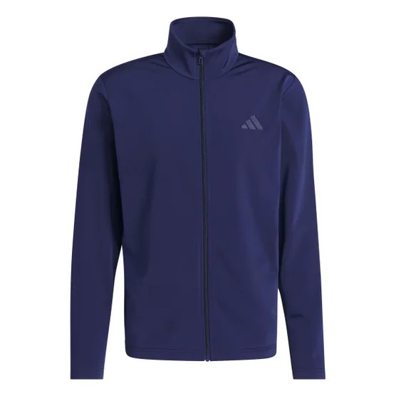 adidas Men’s Tricot Track Jacket Full Zip Stand Collar Recycled Poly S-XXL Sizes