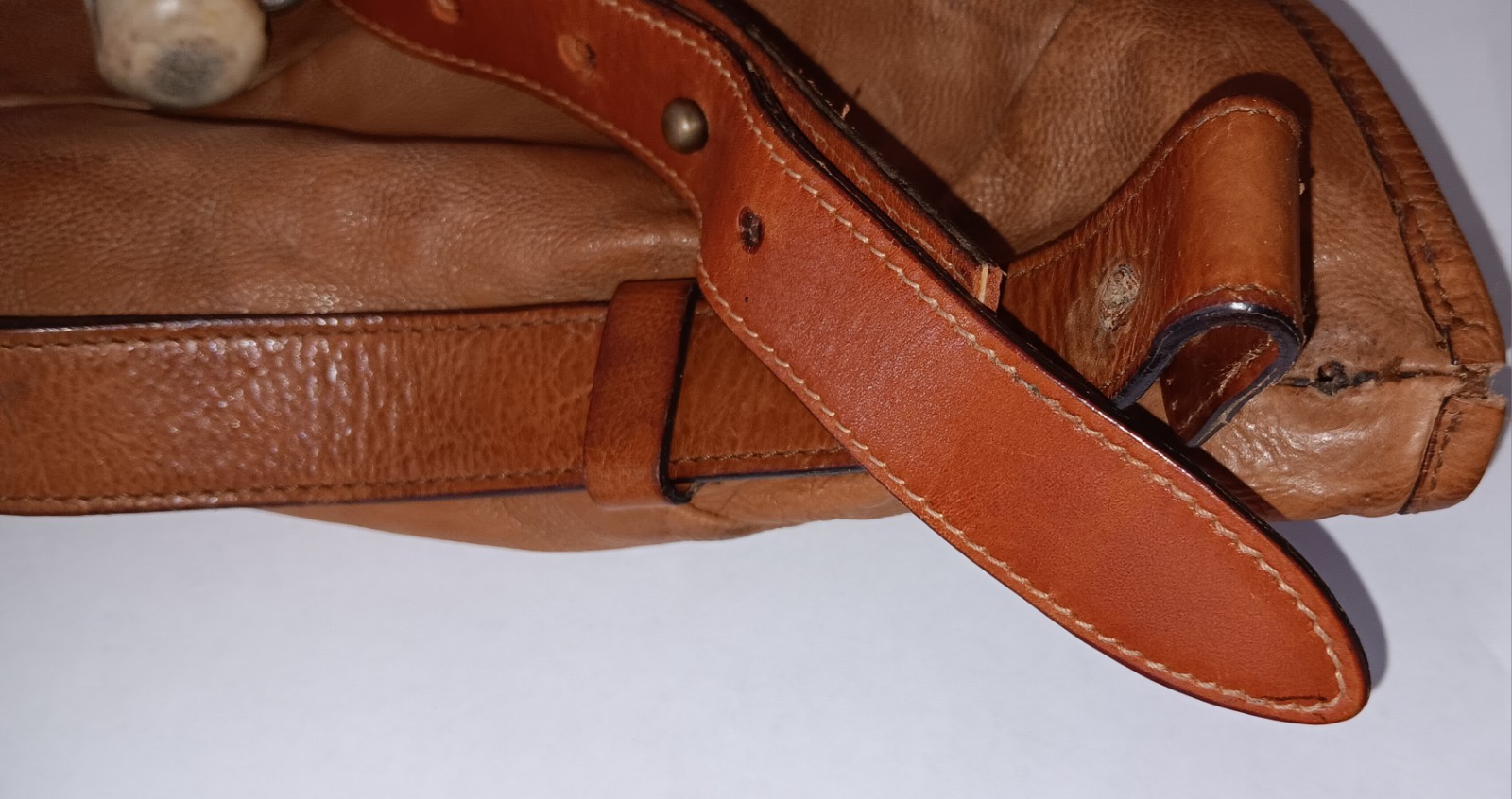 Yves Saint Laurent by Tom Ford Mombasa Brown Leather Bag – USED READ DESCRIPTION
