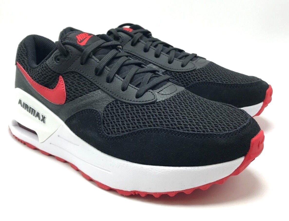*NEW* Men Nike Air Max System Black / Red (DM9537 005), Sz 8.0 – 13.0