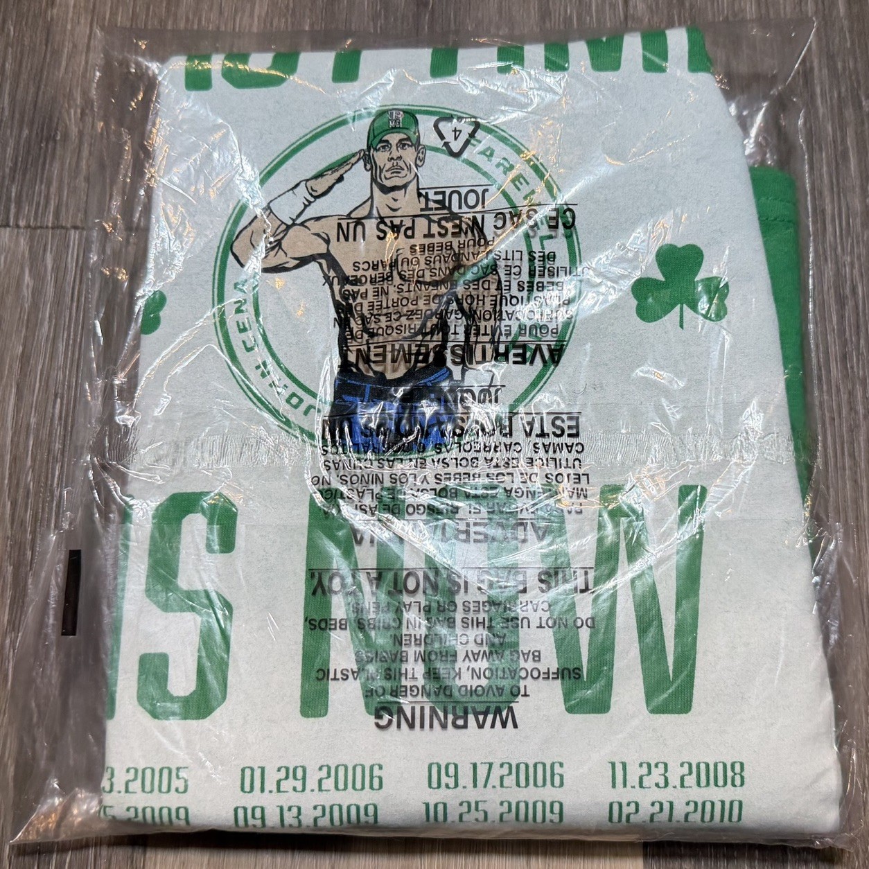 WWE Authentic John Cena Boston Massachusetts Celtics Shirt 2025 Farewell Tour