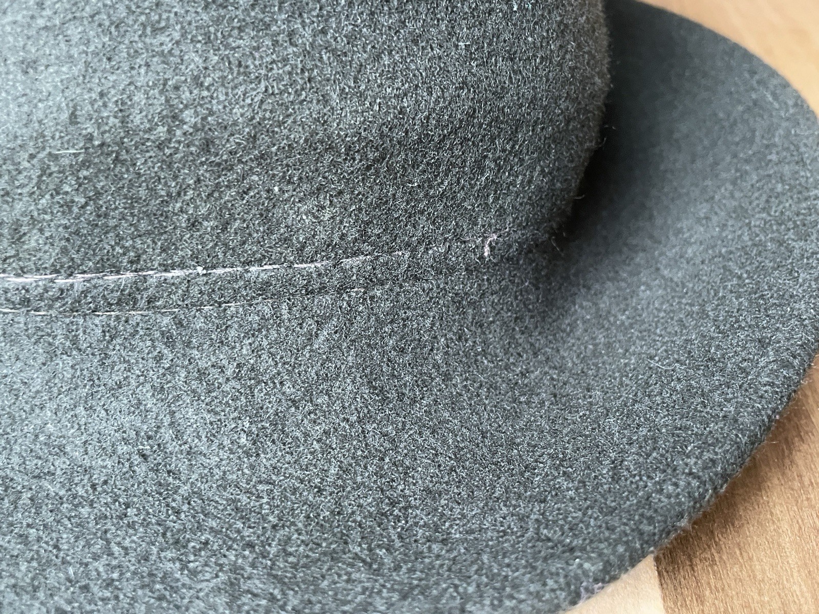 ORVIS Fedora Hat Dark Green Small ~6.75” Made in USA 100% Wool Felt Packable