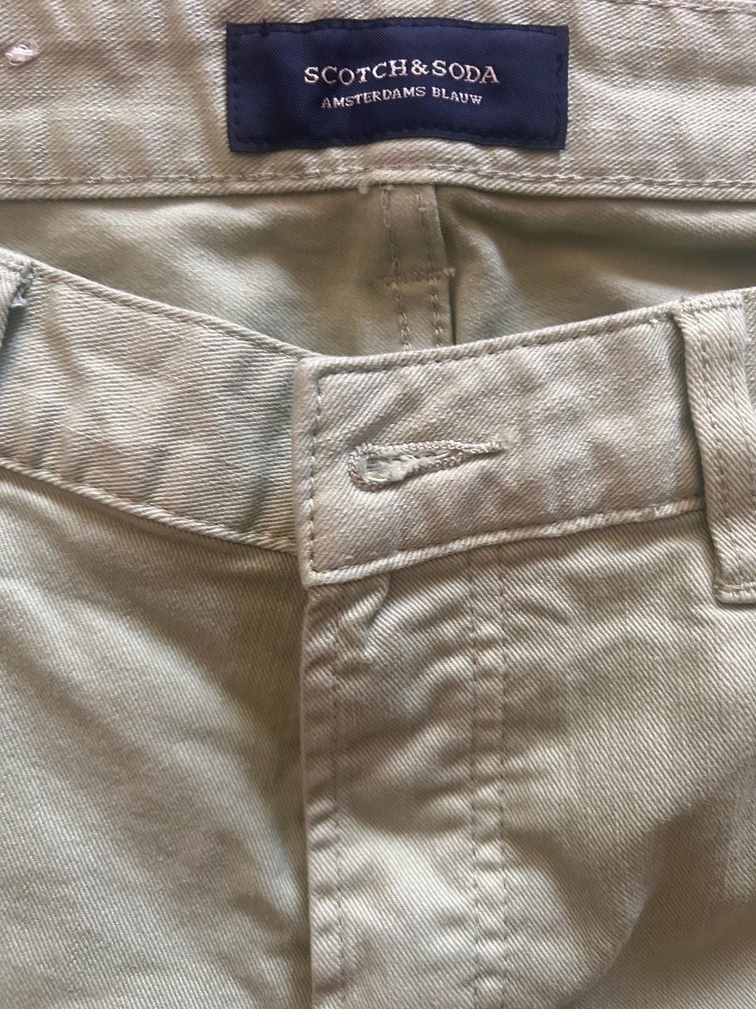 Scotch & Soda Amsterdams Blauw Ralston Slim Fit Sage Green Jeans