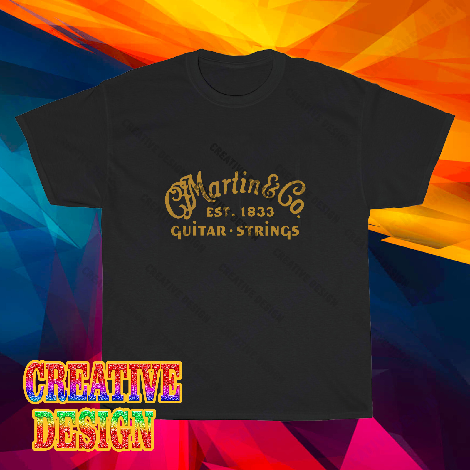 Martin Guitar Logo American T-Shirt Funny Size S to 5XL Hoodie & T-Shirt