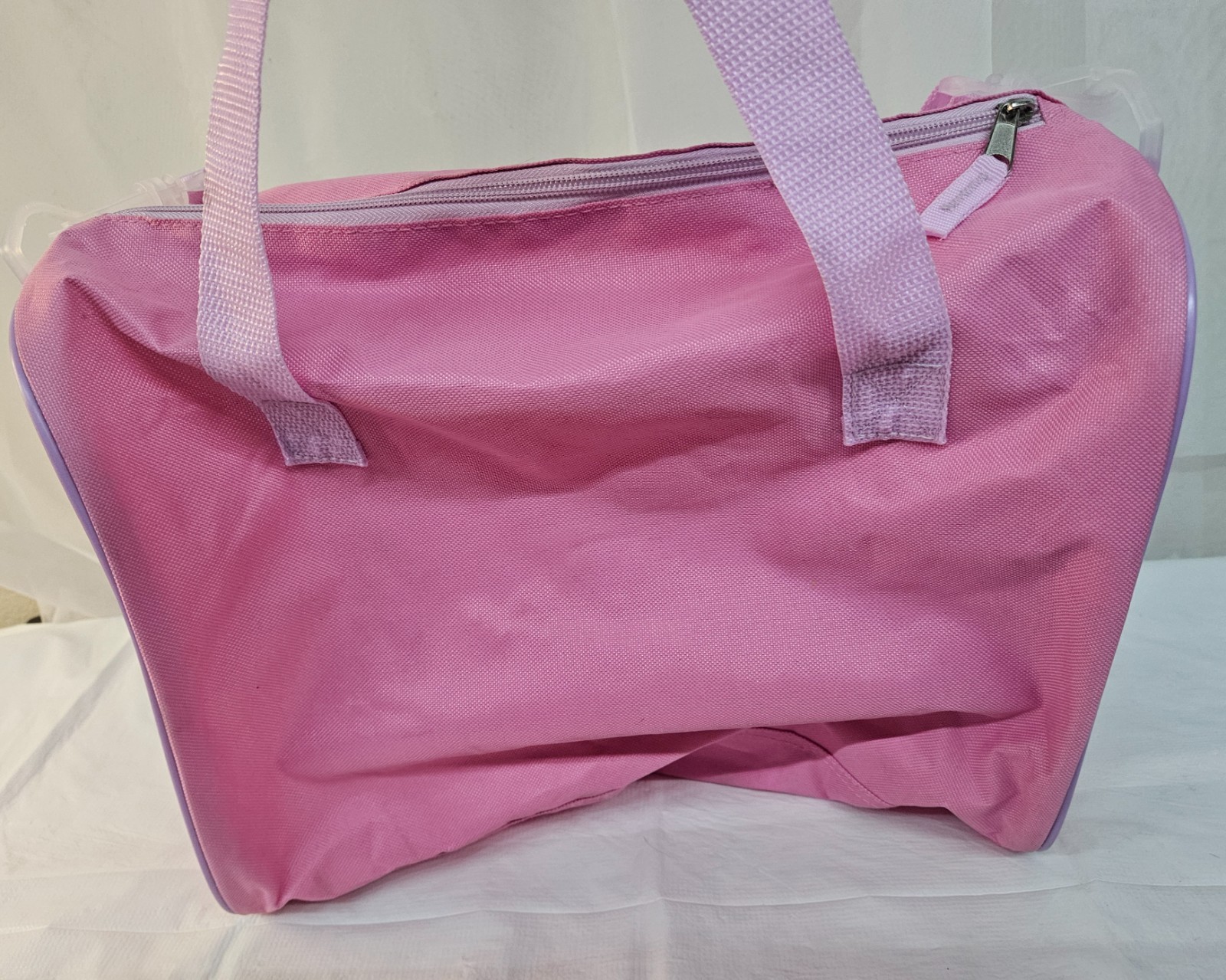 Jojo Siwa Polyester Duffle Bag w Printed PVC Side Panels & Shoulder Strap