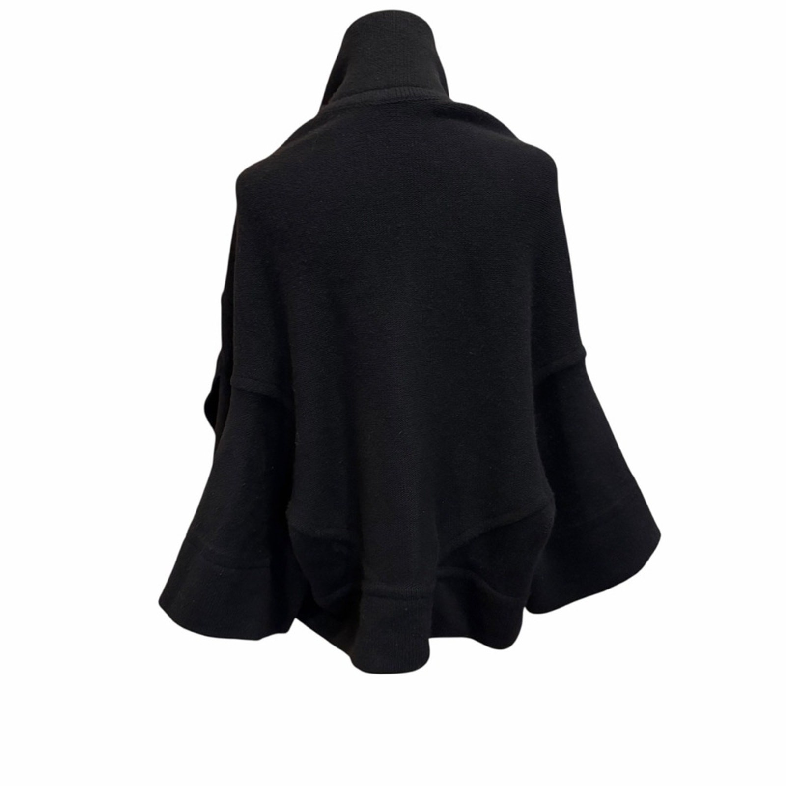 Stella McCartney : Reversible Cape Cardigan | Black | Italian Size 36