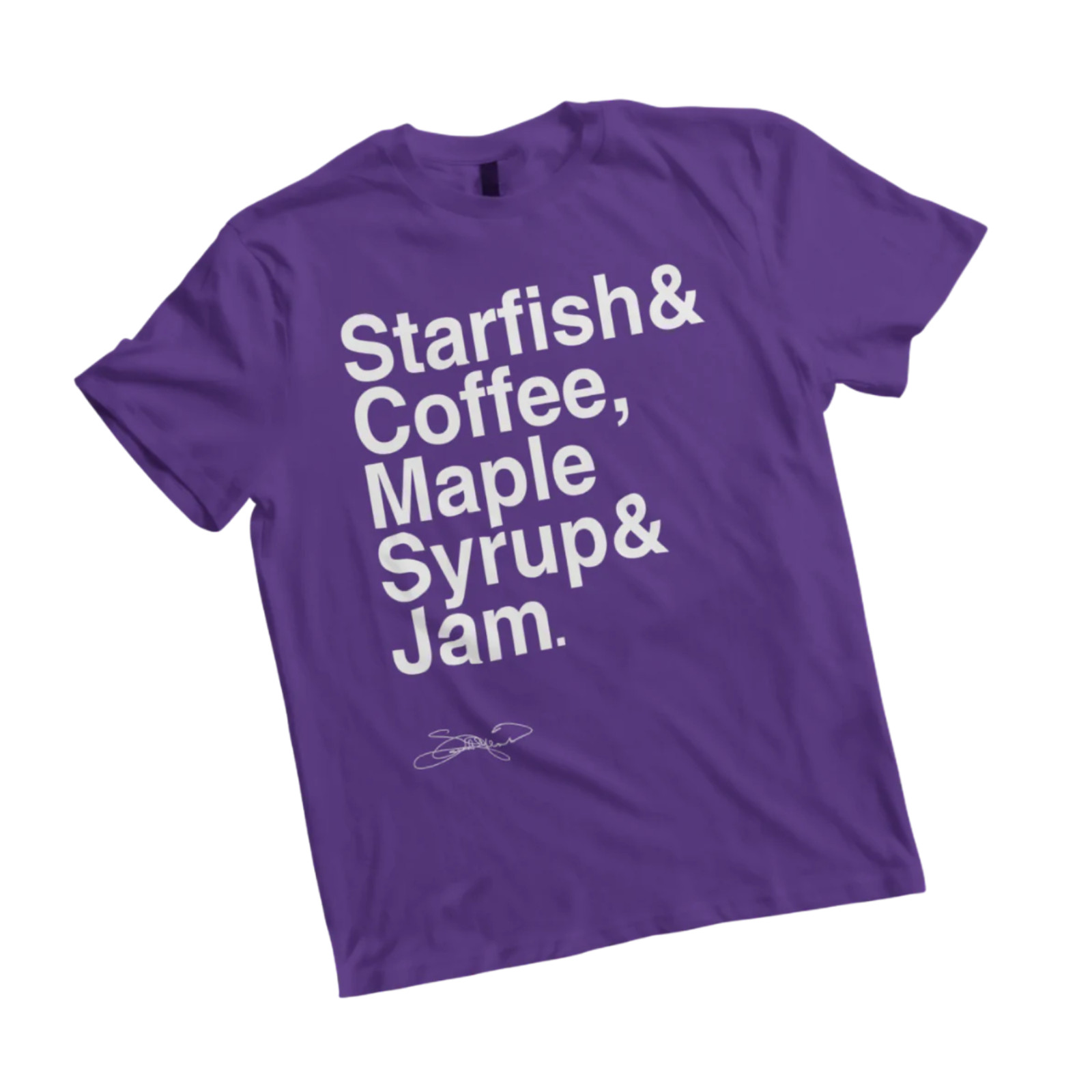 Starfish and Coffee T-Shirt with Susannah Melvoin Signature – Official Store