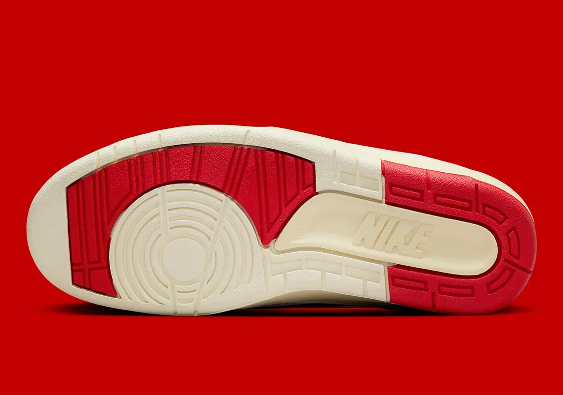 The Air Jordan 2 Retro “White,” “Black,” “University Red” womens 10.5 mens 9