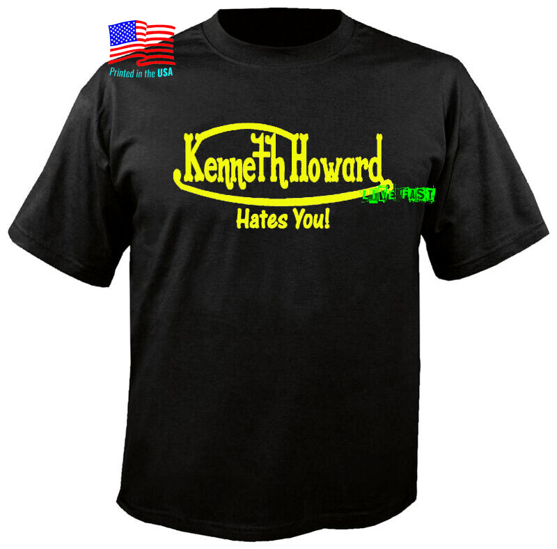 KENNETH HOWARD HATES YOU T SHIRT artist von dutch rat fink pinstriping hot rod