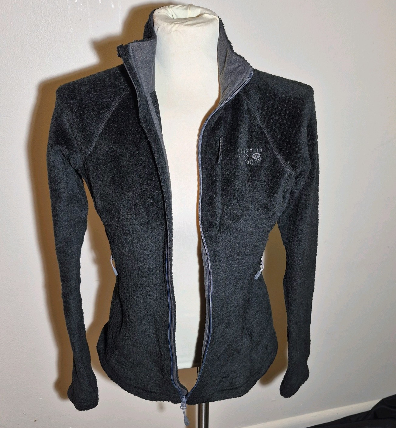 Mountain Hardwear Women’s Grid II Polartec Black Full Zip Jacket Regular Fit