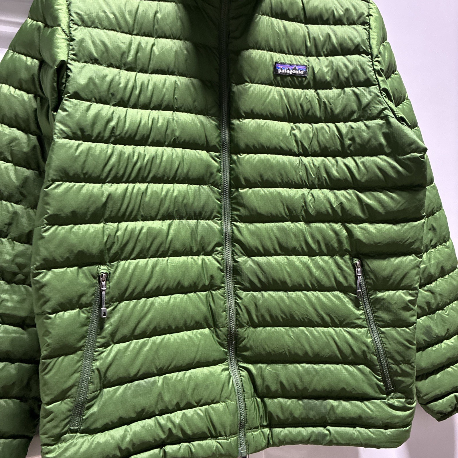 Patagonia Down Sweater Jacket Insulated Mens Green Nano Puff Puffer (SEE PICS)