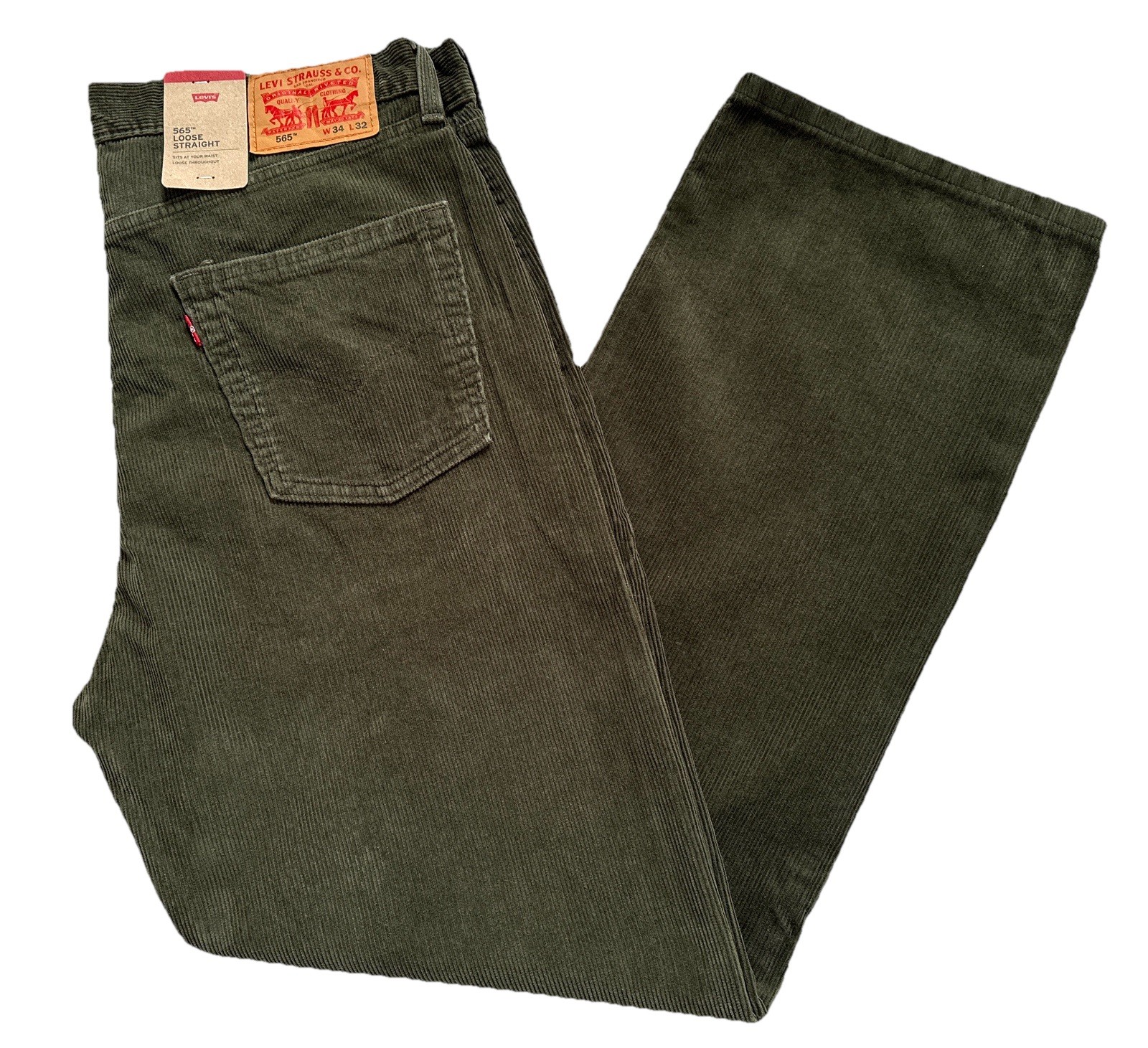 Levi’s Men’s 565 Loose Straight Corduroy Pants