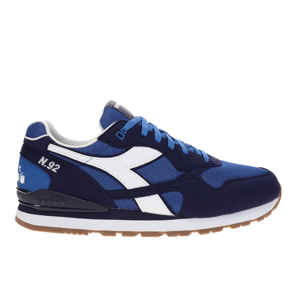 diadora N.92 Lace Up Mens Blue Sneakers Casual Shoes 183076-60035