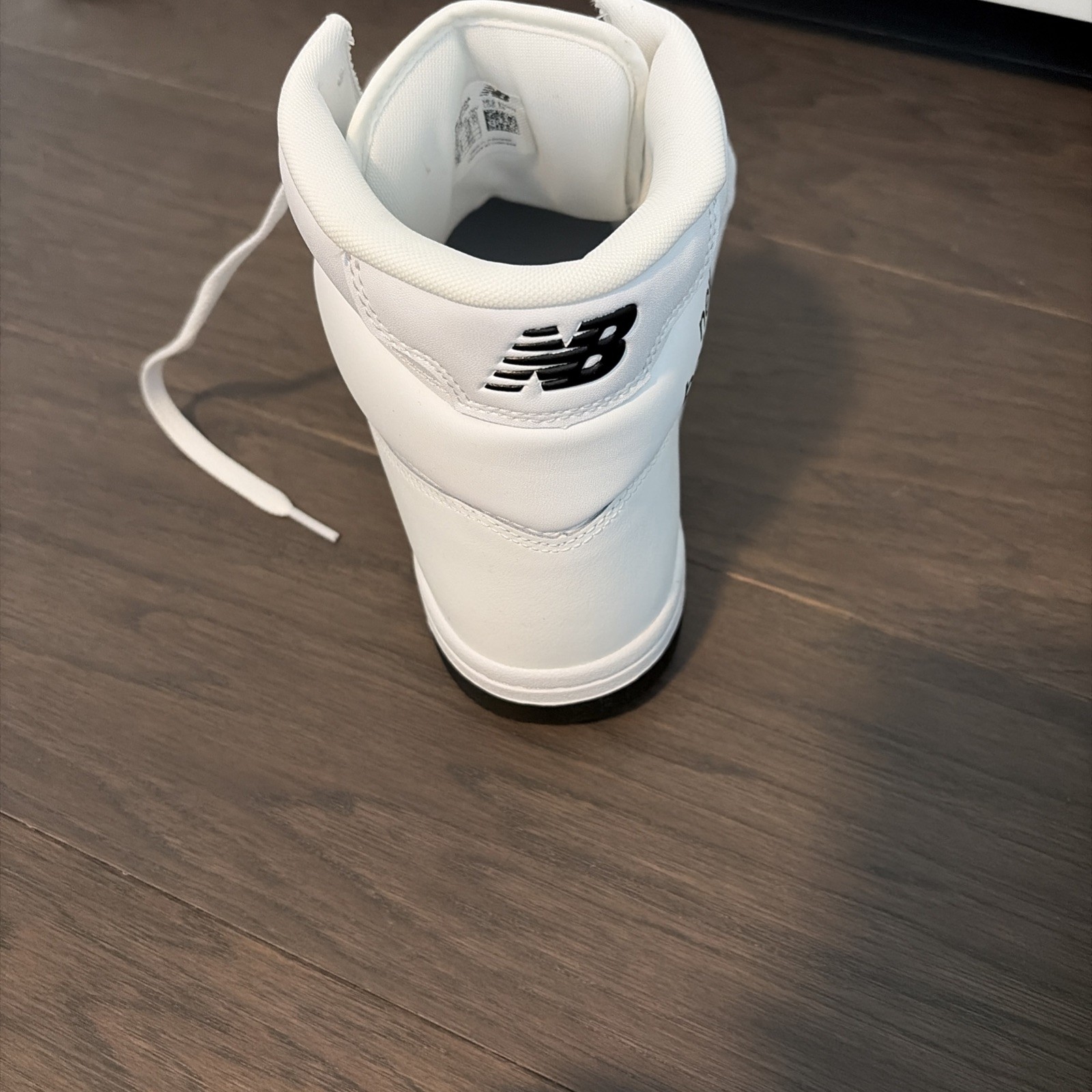 Men New Balance NB 480 Mid Top Athletic Sneakers White/Black BB480COA Size 12