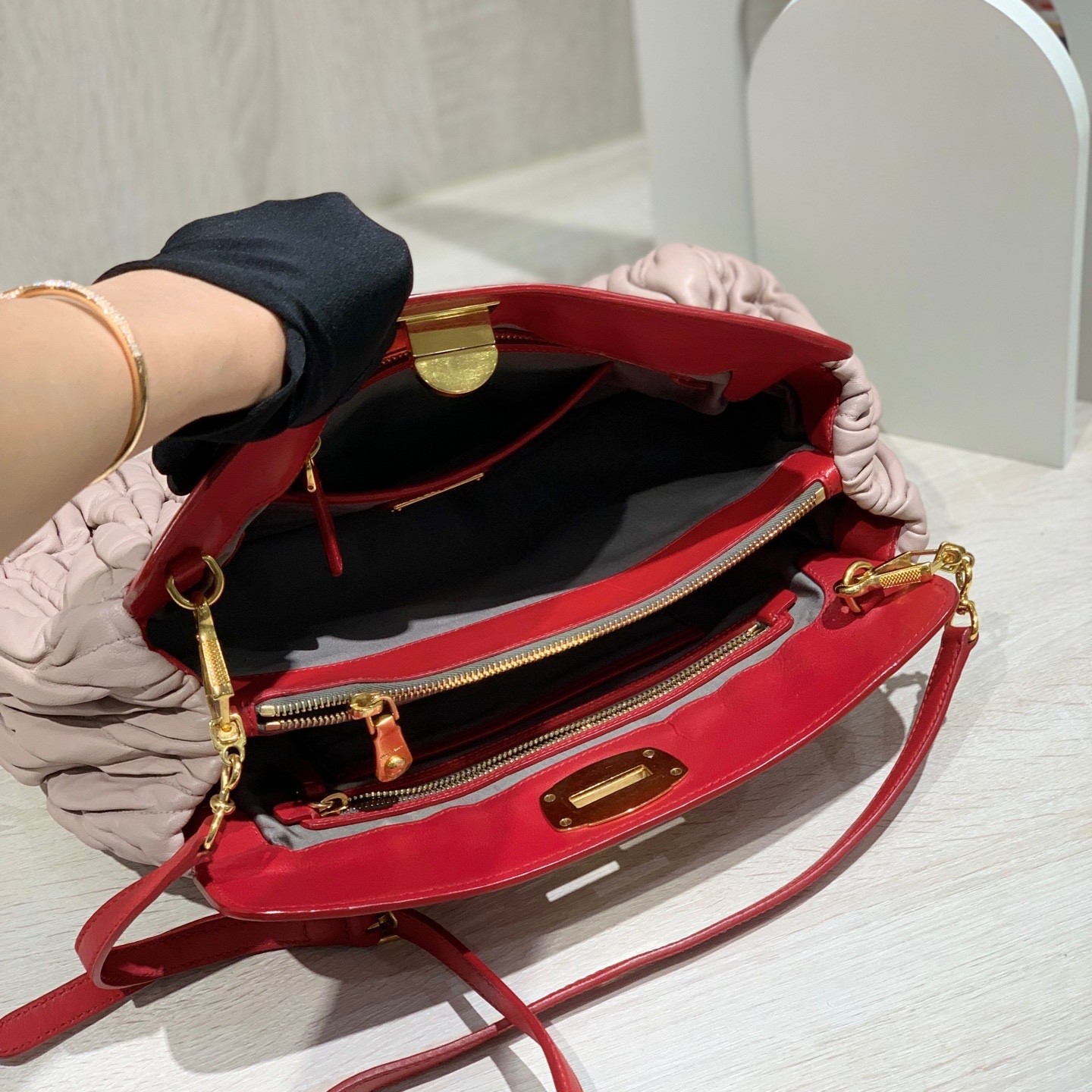 Miu Miu Pre-Owned Authentic Crossbody Bag Colorblock
