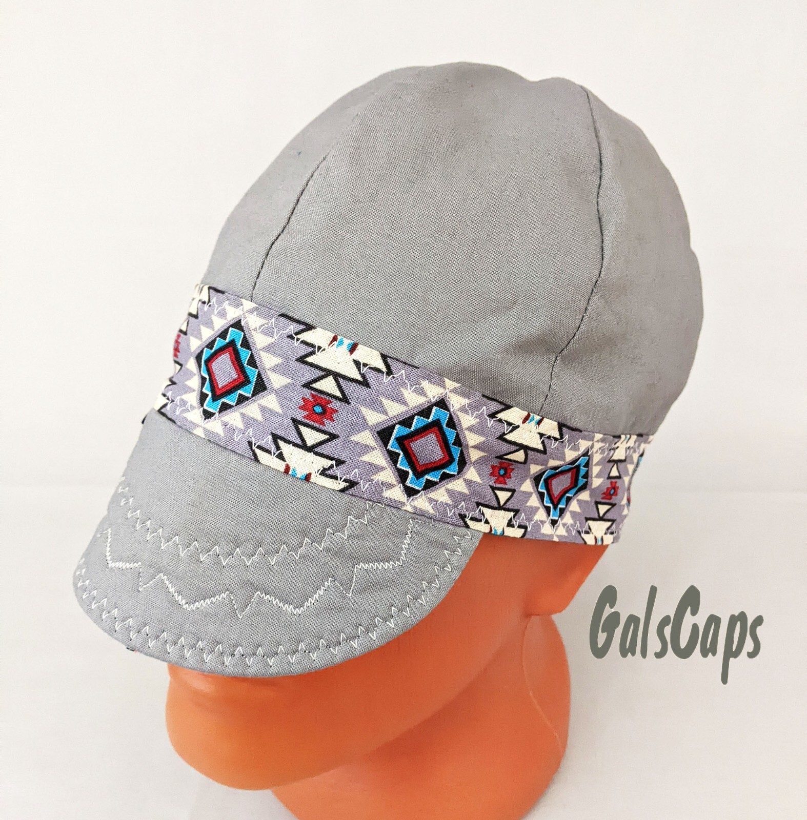 #30 Southwest/Turquoise Welders Hats Bikers Caps Welding Cap Hat Cotton Handmade
