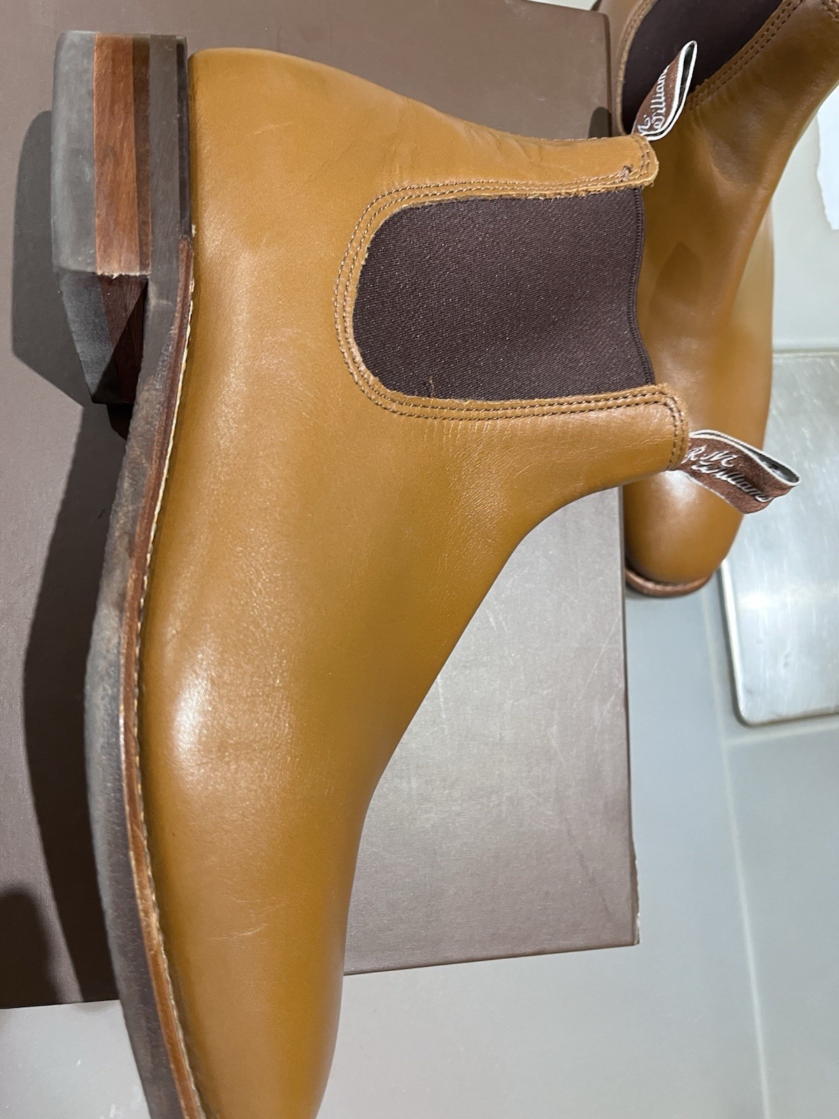 RM Williams Comfort Craftsman Tan UK/AU 9G (~US 10) Chelsea boot