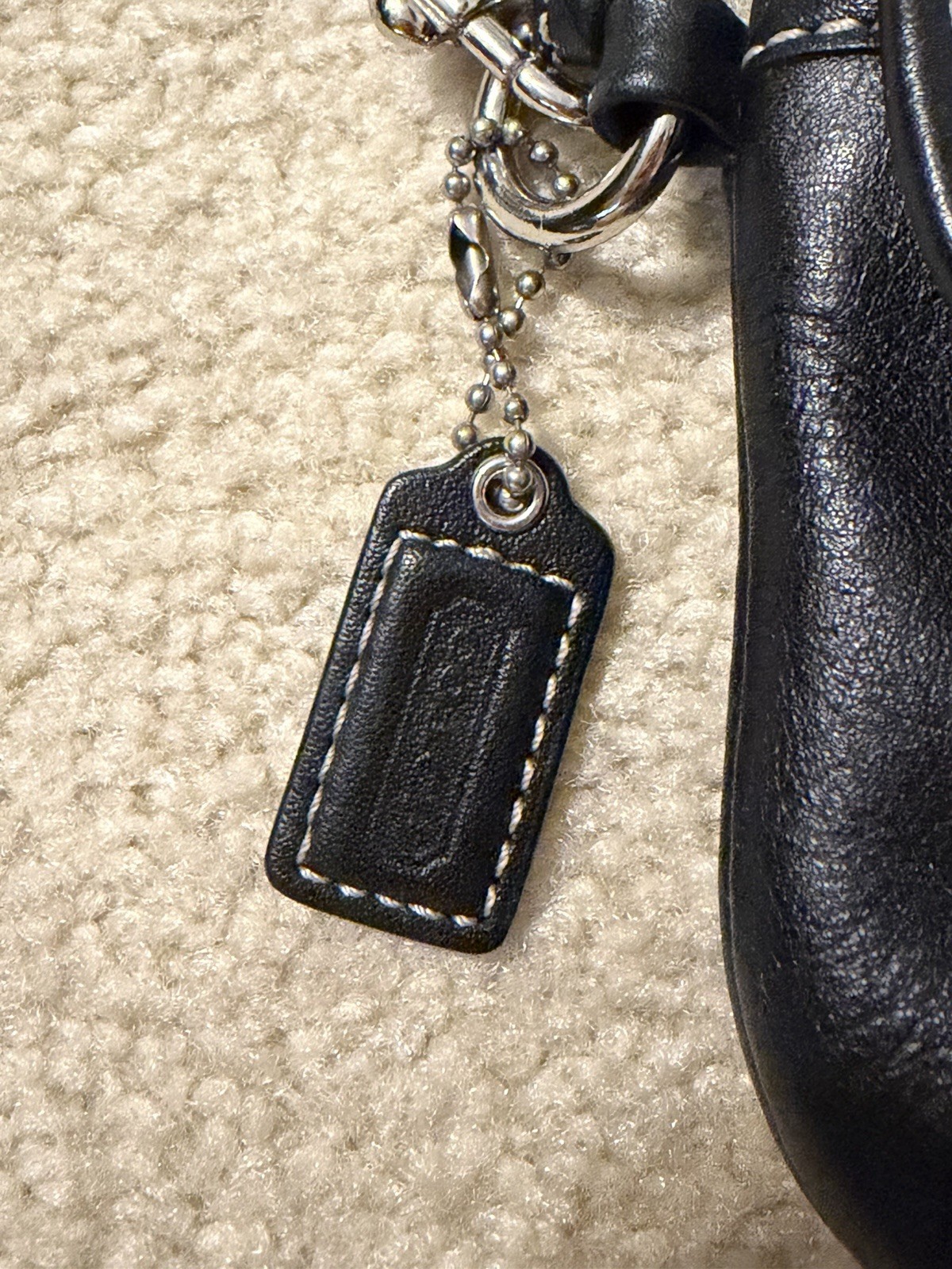 Coach legacy 1941 Wristlet Turn Lock Silver Hardware Y2K vintage leather