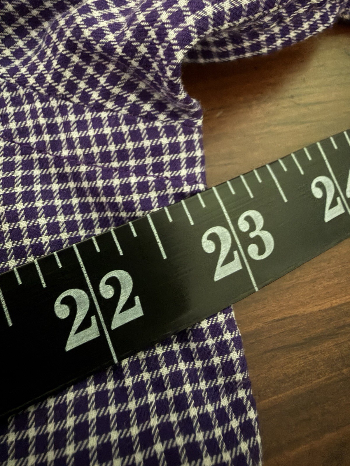 Daniel Cremieux Classics Purple Plaid 100% Cotton Long Sleeve Button-Up RN58909