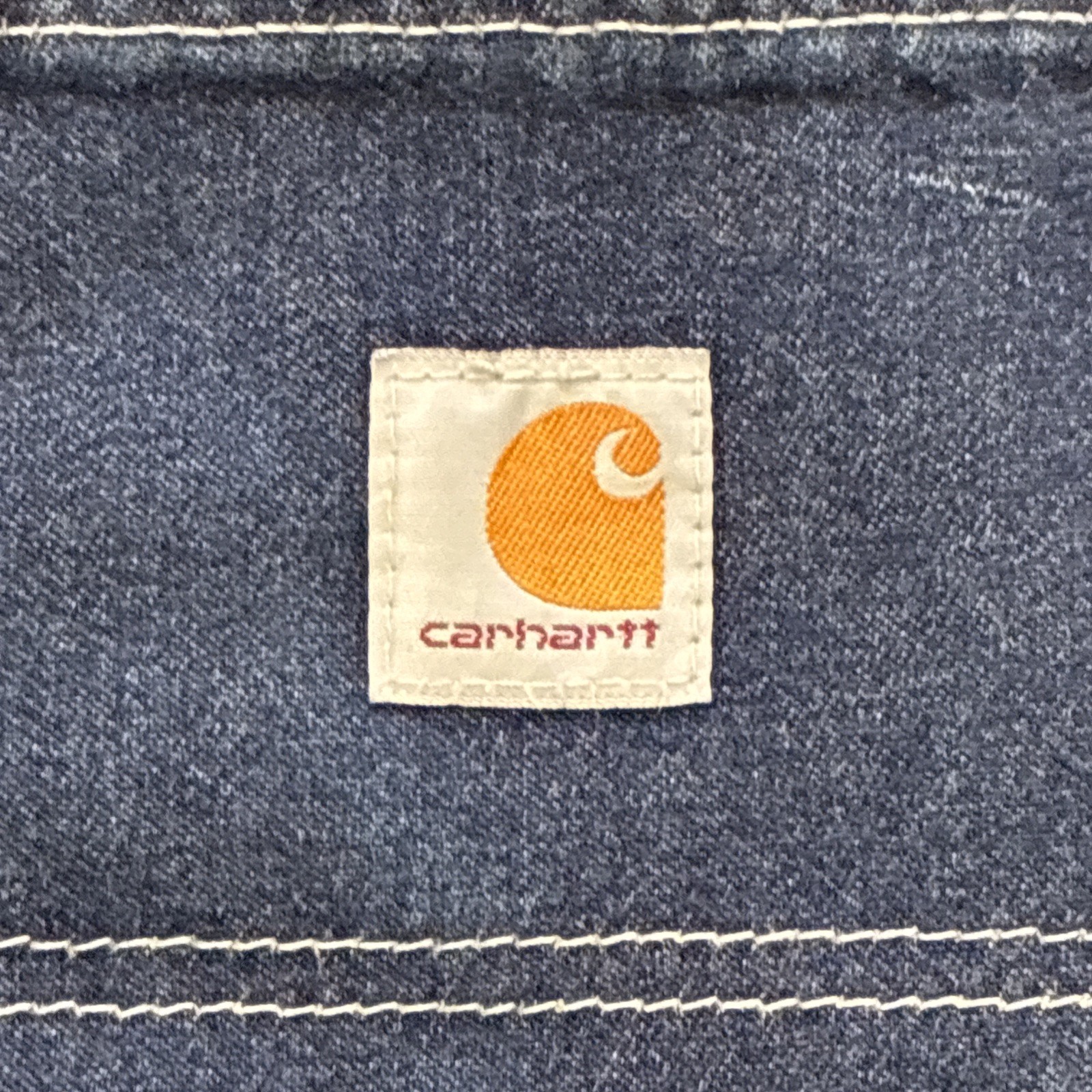 Carhartt Jeans Mens 31×30 Relaxed Fit Carpenter Dark Wash Blue Denim Pants