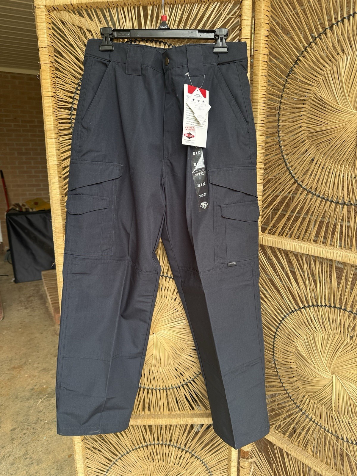 TRU-SPEC 24-7 Series Original Tactical Pants 32×32 Navy Ripstop Cargo Pants NWT