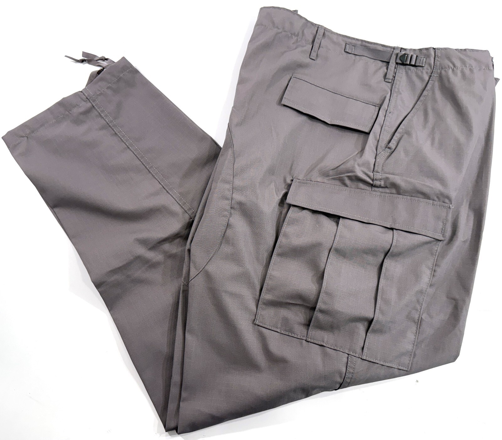 NWOT 3XL LONG MENS PROPPER F5205 ZIP FLY BATTLE RIP CARGO PANTS LIGHT GREY