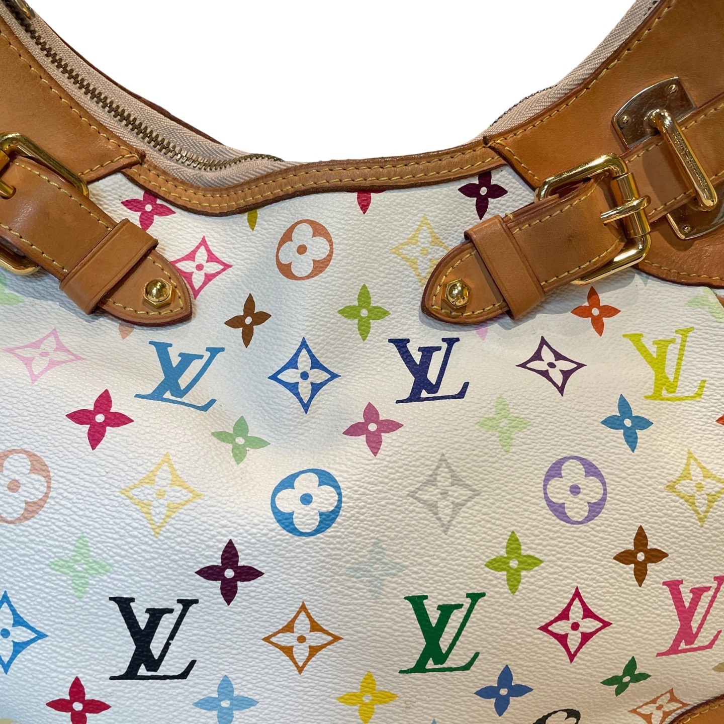 Louis Vuitton Greta Satchel Multicolor Monogram Canvas