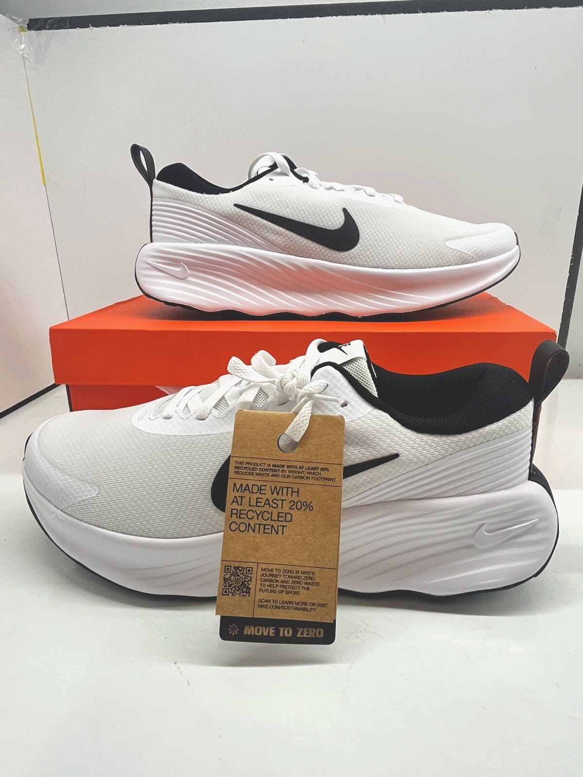 Nike Men’s Promina “White/Black” Running Shoes FV5285-101 Size (11.5) One Spot