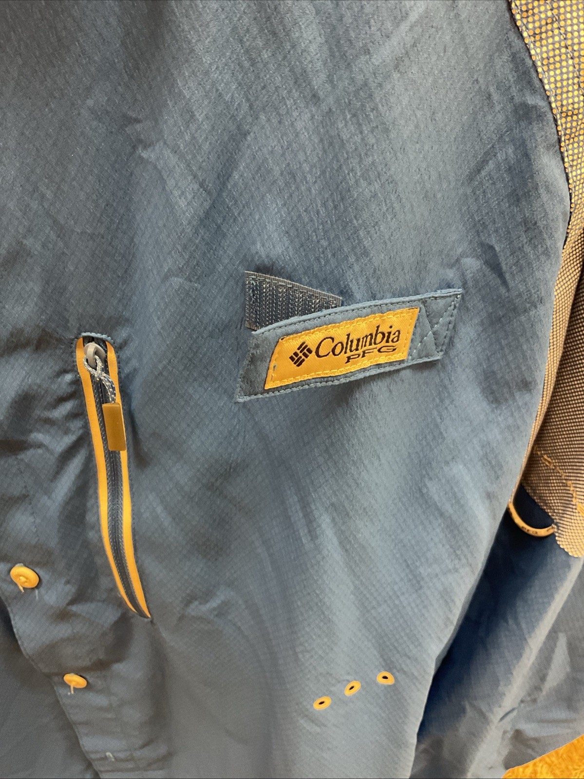 Columbia PFG Omni Freeze Zero Men’s Long Sleeve XL Button Up Zippered Pockets