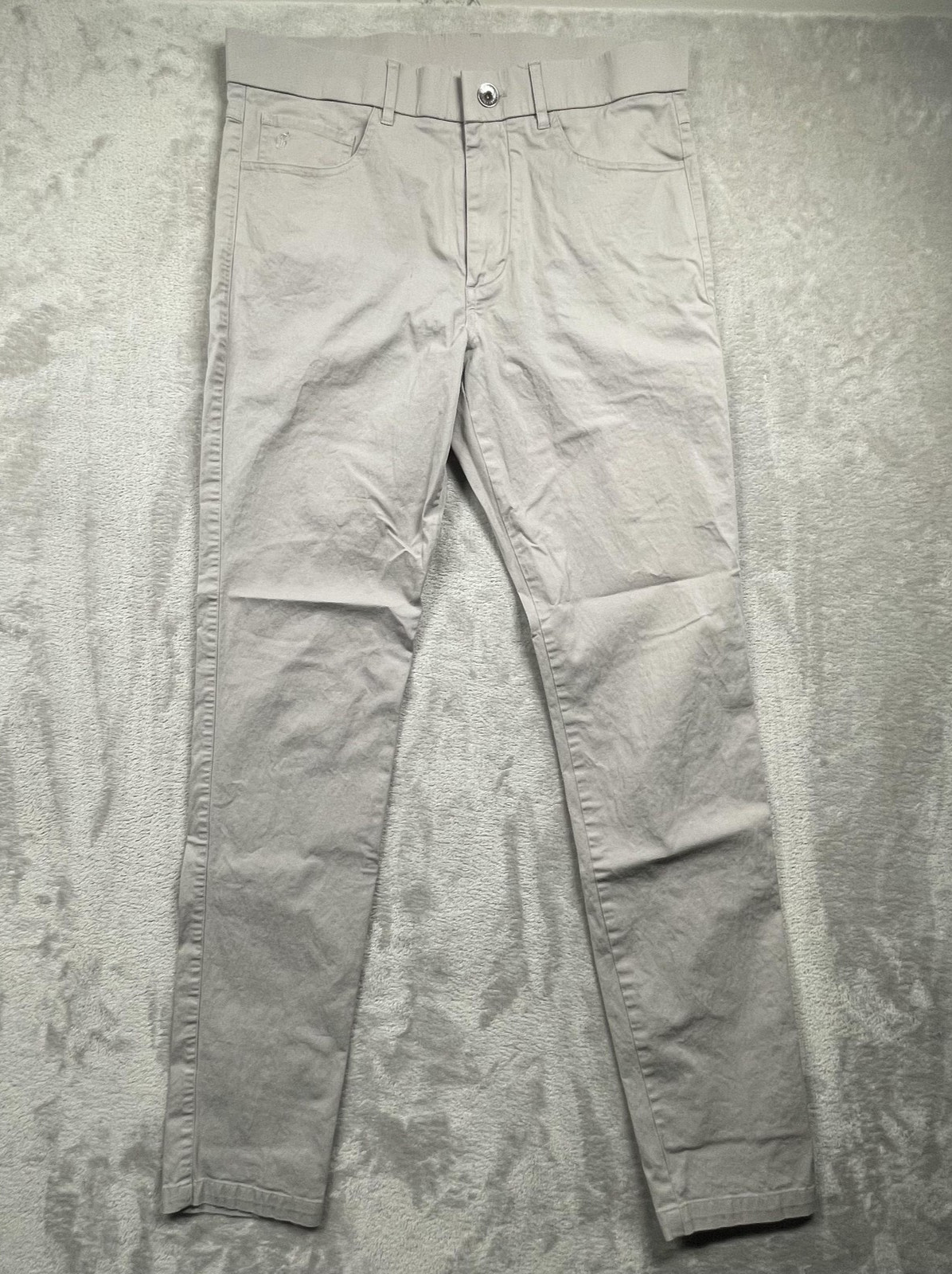 Greyson Pants Mens 32×32 Gray Stretch Chino Slim Fit Casual Golf 5 Pocket