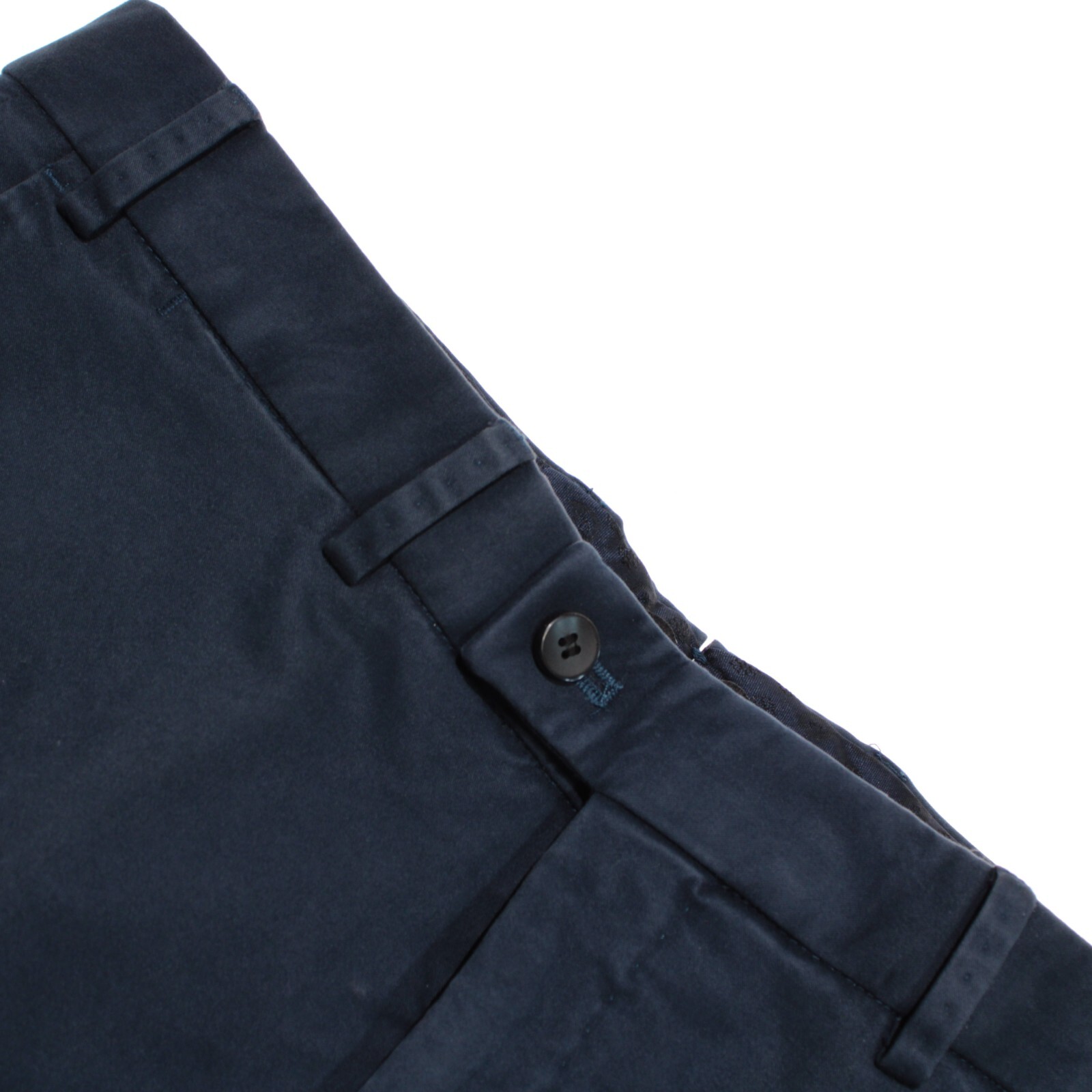 Hiltl NWOT Cotton Blend Chinos / Casual Pants Size 34 US Dayne In Solid Blue