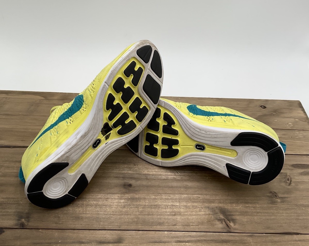 Nike Flyknit Lunar1 Running Athletic Sneakers Shoes Electric Yellow Women’s 8.5