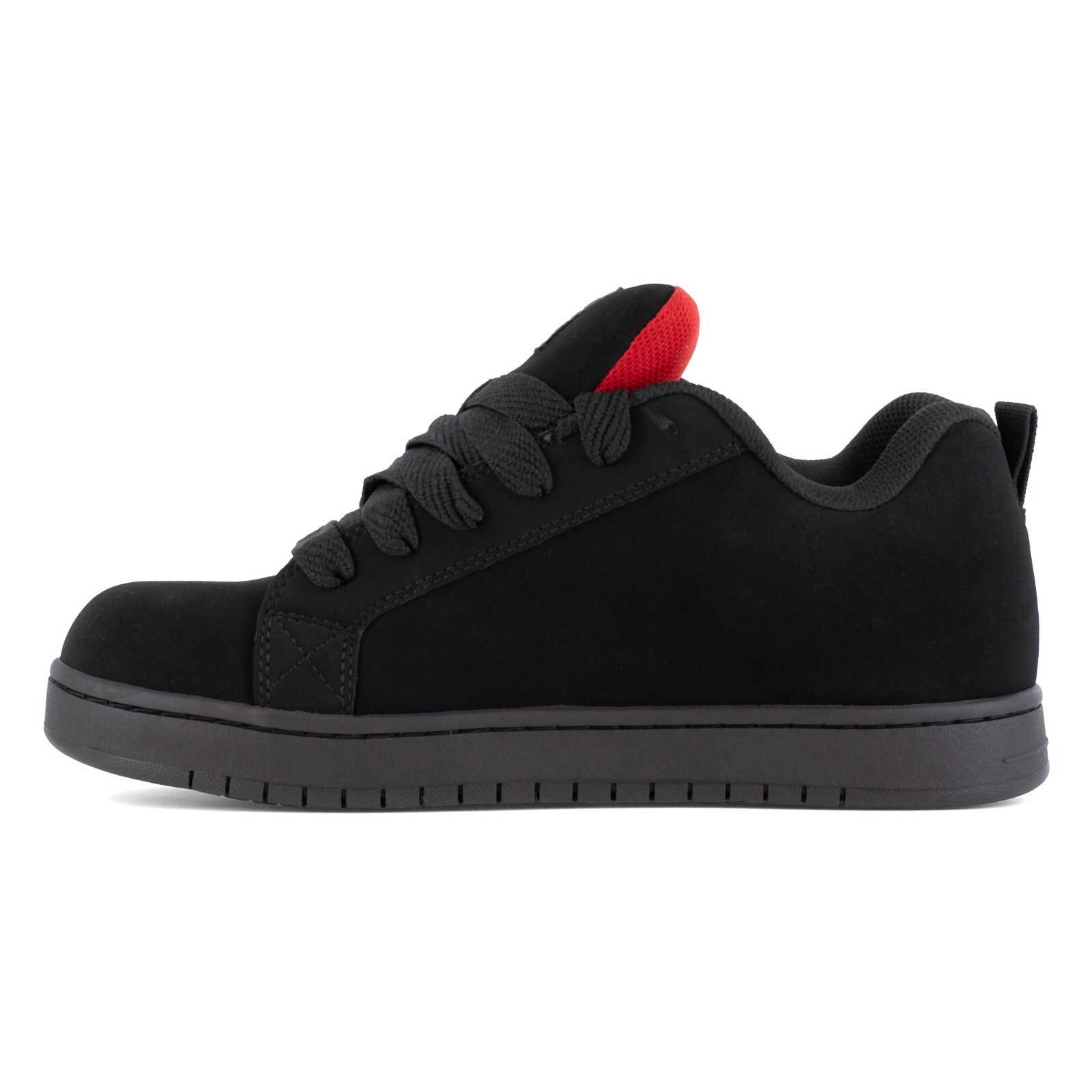 DC COURT GRAFFIK MEN’S BLACK/RED WORK SHOE BOOTS DC60102 – ALL SIZES – NEW